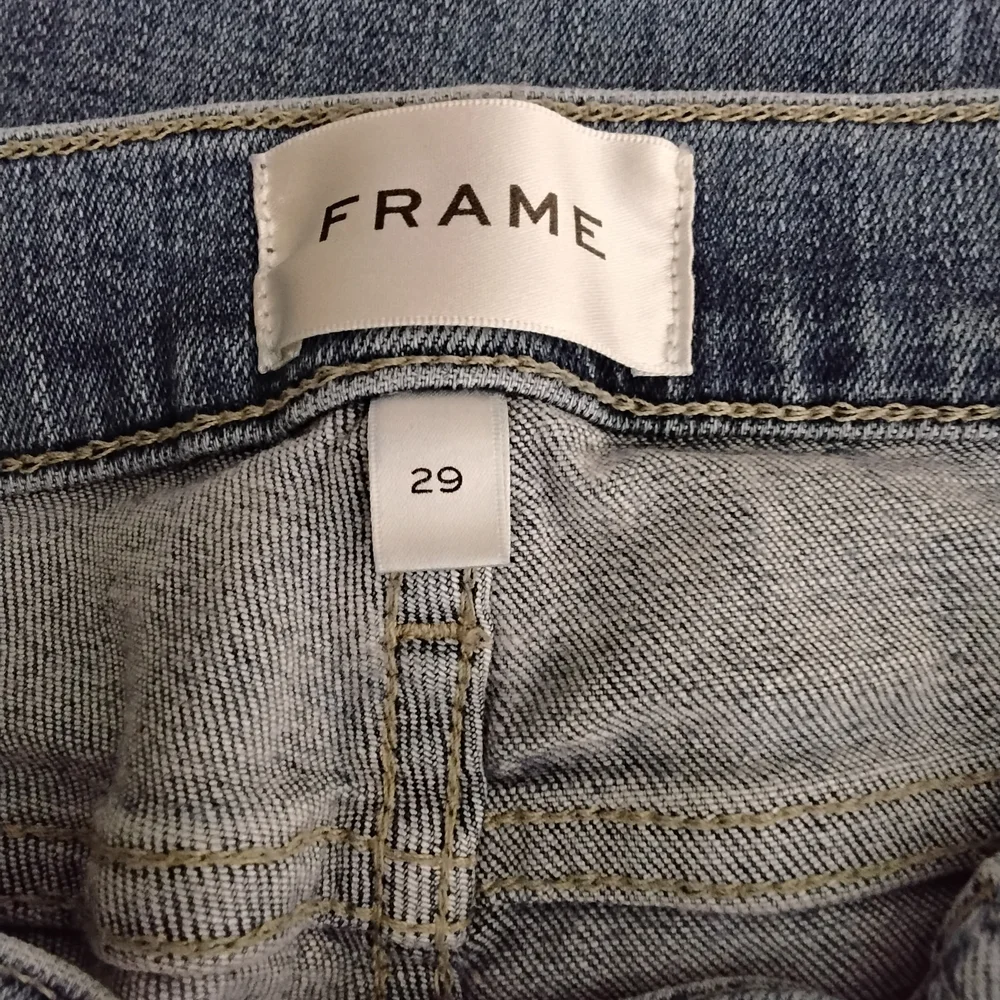 FRAME Denim Medium Wash Women's 29 Stretchy Straight Leg Jeans - Picture 2 of 5